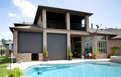 Enviroblind Solar shade on a House