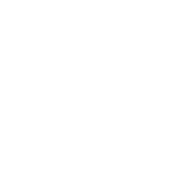 Protective mask symbol in white