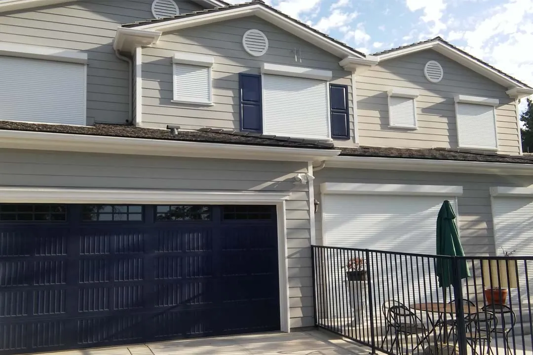 Residential home exterior view